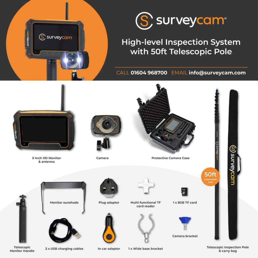SurveyCam High-Level Inspection System For External or Internal Projects - Commercial Cleaning Machines Ltd