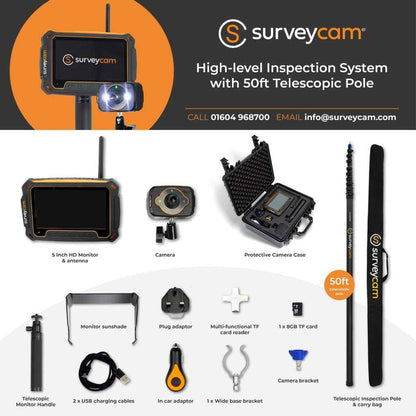 SurveyCam High-Level Inspection System For External or Internal Projects - Commercial Cleaning Machines Ltd