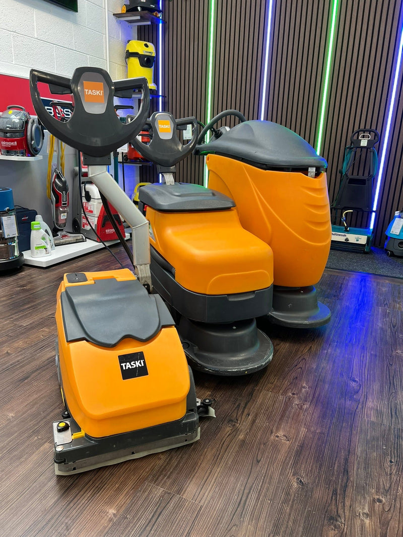 Taski Scrubber Dryer Refurbished Taski Swingo 755B Large Scrubber Dryer With Traction 755B-Refurb - Buy Direct from Spare and Square