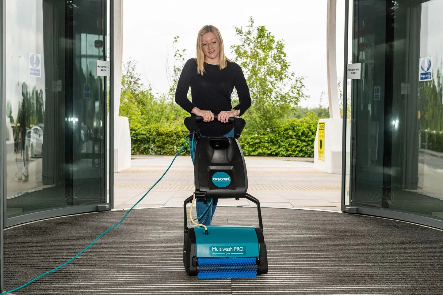 Truvox Scrubber Dryer Truvox Multiwash 340 Pro Scrubber Dryer - Ideal For Difficult Flooring - MW340PRO MW340PRO - Buy Direct from Spare and Square