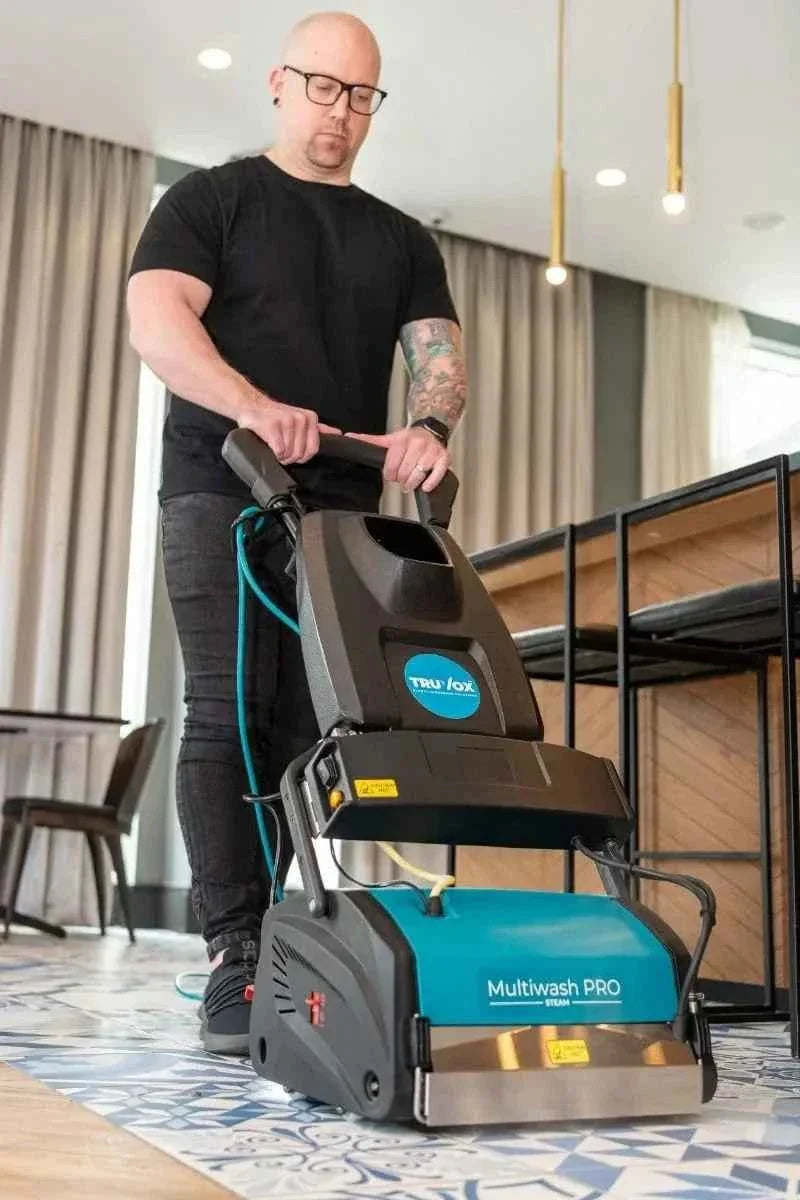 Truvox Multiwash Pro Steam Scrubber Dryer - Clean and Sanitise - Commercial Cleaning Machines Ltd