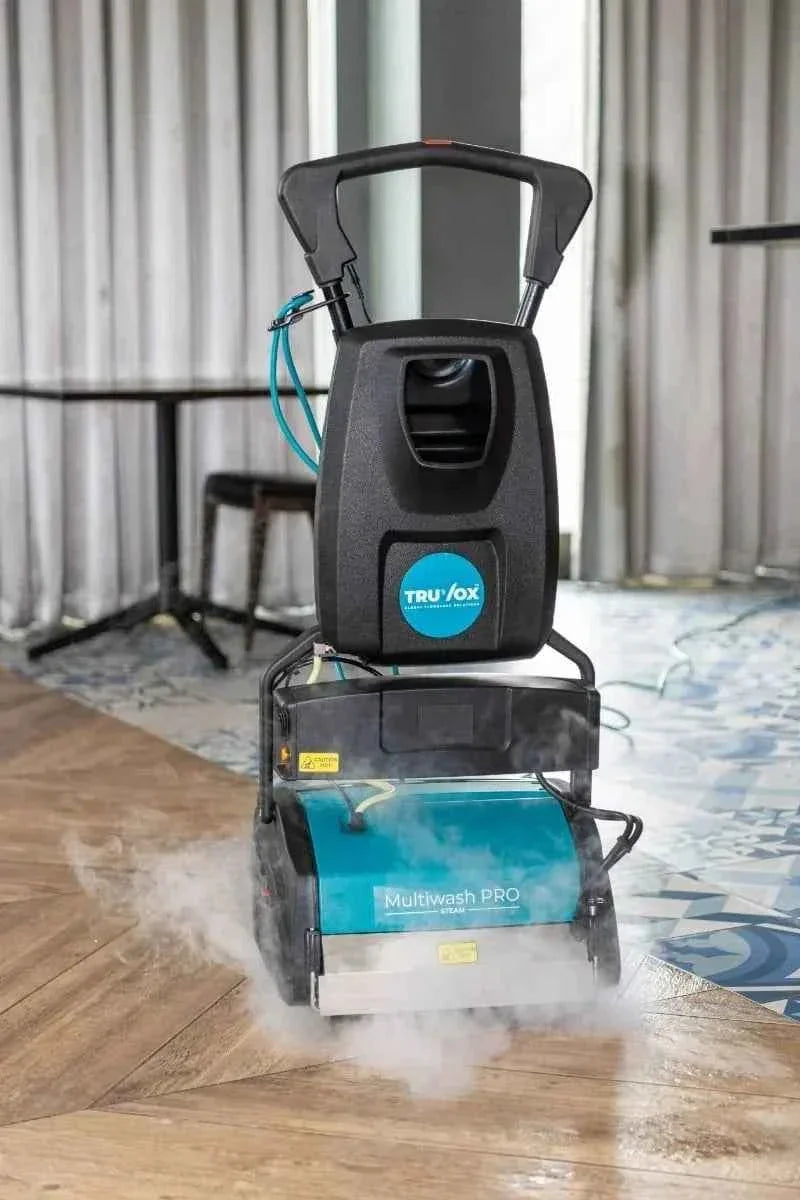 Truvox Multiwash Pro Steam Scrubber Dryer - Clean and Sanitise - Commercial Cleaning Machines Ltd