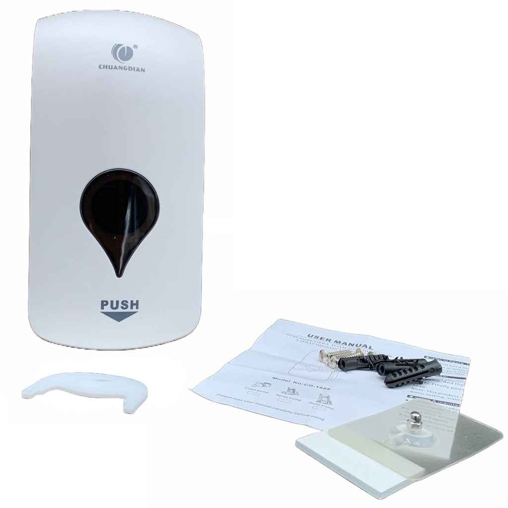 Wall Mounted Manual Soap Dispenser - White 1000ml