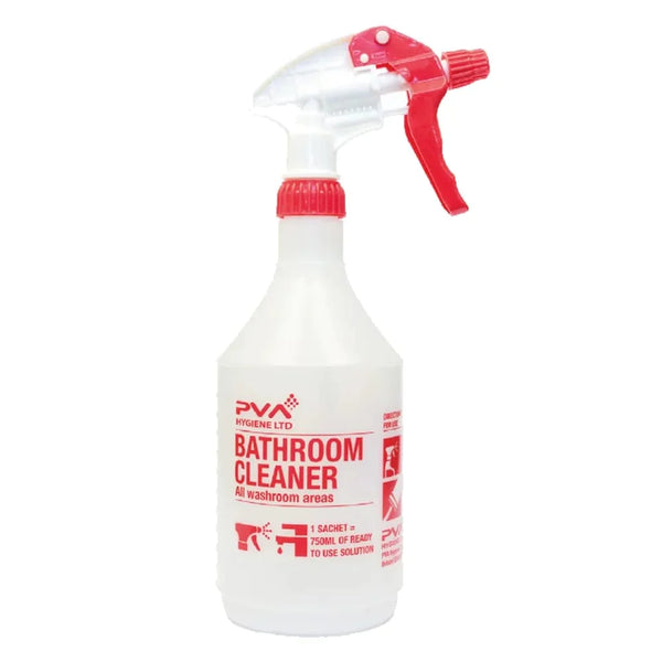 PVA Hygiene Spray Bottle PVA Bathroom Cleaner Trigger Spray Bottle - Bottle and Trigger - 750ml C1 - Buy Direct from Spare and Square