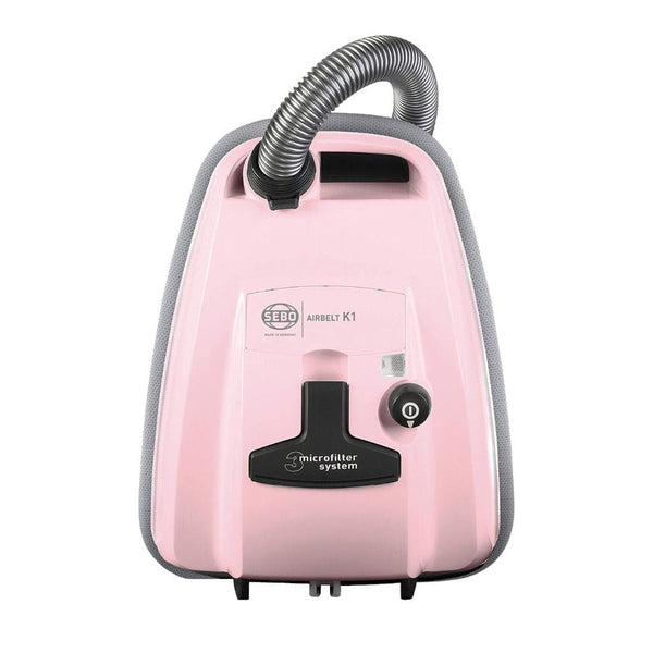 Sebo Vacuum Cleaner Sebo Airbelt K1 Cylinder Vacuum Cleaner - Pastel Pink 93662GB - Buy Direct from Spare and Square